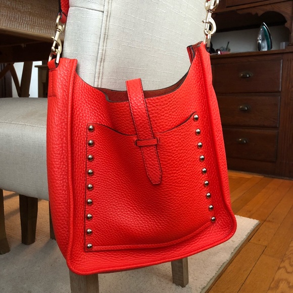 Rebecca Minkoff Handbags - Rebecca Minkoff FEED bag, coral/ red leather